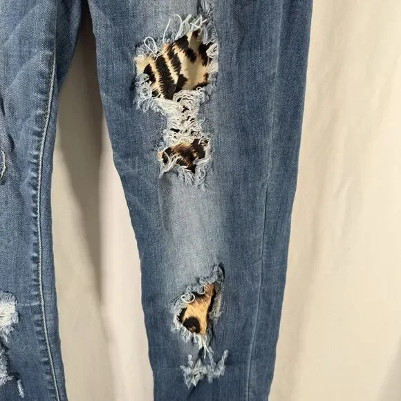 Judy Blue Skinny Fit Jeans Women's 9 29 Medium Wash Blue Denim Cotton Blend - Picture 5 of 13